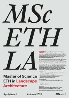 Poster Master ETH in Landscape Architecture